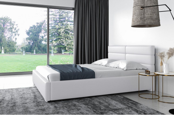 Rama łóżka Drewno Design Double Hotel Modern Łóżko Sypialnia łóżka Łóżko tapicerowane