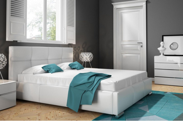 Konstrukcja ramy łóżka podwójnego Hotel Modern Łóżko Sypialnia łóżka Biały Nowość