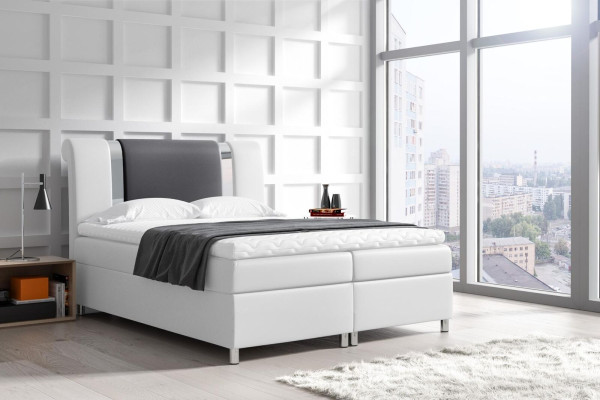 Łóżko z Podstawą łóżka Boxspring bed Meble Double 160x200 Sypialnia Hotel Nowość