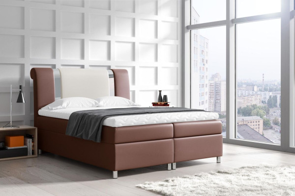 Łóżko z Podstawą łóżka Boxspring bed Meble Double 160x200 Sypialnia Hotel Nowość