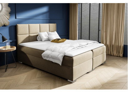 Łóżko skrzyniowe Sypialnia Podkładka Design Double Hotel Nowoczesne Łóżko Podstawa łóżka