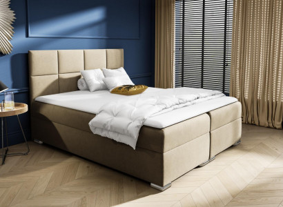 Łóżko skrzyniowe Sypialnia Podkładka Design Double Hotel Nowoczesne Łóżko Podstawa łóżka