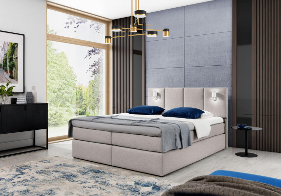Łóżko skrzyniowe Sypialnia Podkładka Design Double Modern Material 200x200