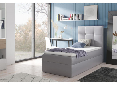 Łóżko młodzieżowe Sypialnia Design Hotel Nowoczesne łóżko Podstawa łóżka z łóżkiem sprężynowym 90 cm