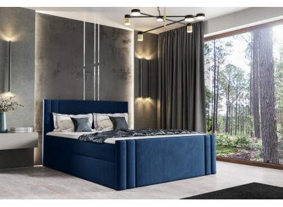 Łóżko Sypialnia łóżko Podkładka Design Double Luxury 180x200 Box Spring Nowość