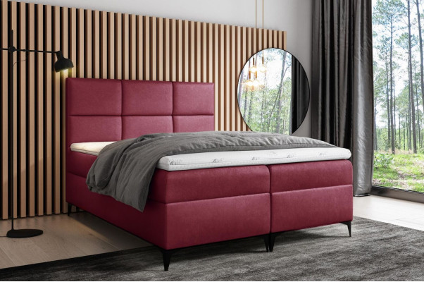 Łóżko skrzyniowe Włókienniczy Design Double Hotel Nowoczesne Łóżko Sypialnia łóżka 200x200