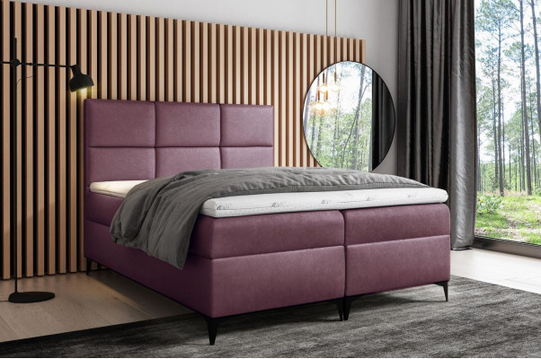 Łóżko skrzyniowe Włókienniczy Design Double Hotel Nowoczesne Łóżko Sypialnia łóżka 200x200