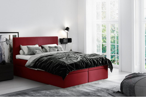 Łóżko skrzyniowe Włókienniczy Design Double Hotel Nowoczesne Łóżko Sypialnia łóżka 160x200