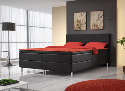 Łóżko tapicerowane łóżko Łóżko Podkładka sztuczna skóra Designer Hotel Double Luxury Design