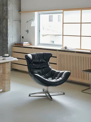 Fotel Design Couch Sofa miejsce do siedzenia Skóra Lounge Club Podkładka Luxury Ears Siedziba Relaks