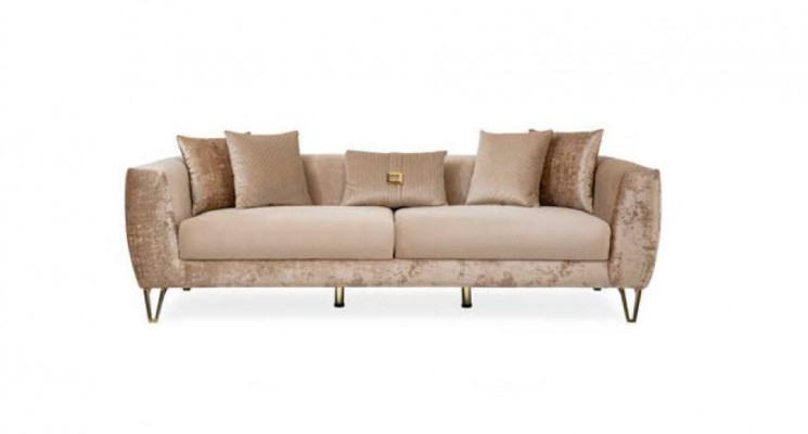 Luksusowy zestaw sofowy 3 sztuki. Zestaw Meble Kanapa Sofa Ustawić Kompletne Zestawy Materiałowe