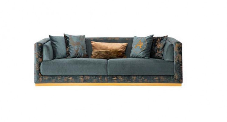 Luksusowy zestaw mebli do salonu Zestaw sofowy Ustaw Włókienniczy Kanapy