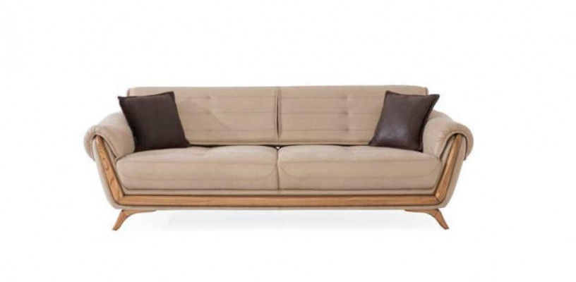 Sofa Trzyosobowa Beżowa Sofa Meble Meble Kanapy Sofy Nowy Beż