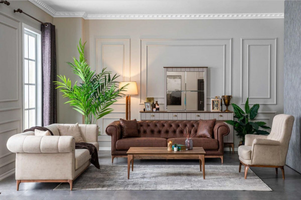 Sofa Trzyosobowa Wygodna Sofa Włoski Design Kanapy Meble Sofy Kanapa