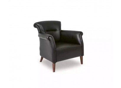 Czarne meble biurowe Fotel Luksusowe designerskie meble tapicerowane Fotel w stylu jednomiejscowym
