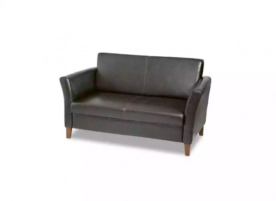 Czarny Gabinet Dwumiejscowy Meble Kanapa Miejsce do siedzenia, Sofa