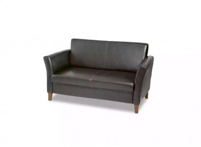 Czarny Gabinet Dwumiejscowy Meble Kanapa Miejsce do siedzenia, Sofa