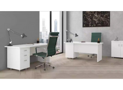 Biurko Białe luksusowe meble gabinetowe Biurka Tabela