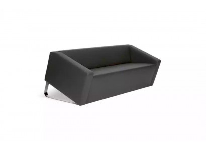 Stylowa sofa biurowa trzyosobowa kanapa tekstylna meble do salonu