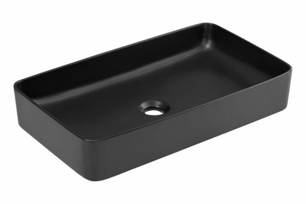 Czarna ceramiczna przystawka Tabela dysk Umywalkowa Umywalka