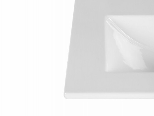 Umywalka do zabudowy Umywalka Umywalka 60 x 46 cm Biały Łazienka Umywalka