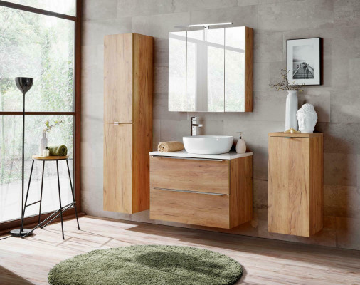 Design Łazienka Meble łazienkowe 4 szt. Zestaw Ustawić Szafę Umywalkową