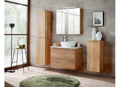 Design Łazienka Meble łazienkowe 4 szt. Zestaw Ustawić Szafę Umywalkową