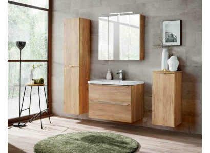 Design Łazienka Meble łazienkowe 4 szt. Zestaw Ustawić Szafę Deco Umywalkę