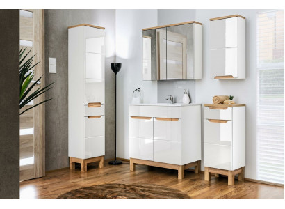 Design Łazienka Meble Zestaw łazienkowy Ustawić Dekoracyjną Szafę Umywalkową