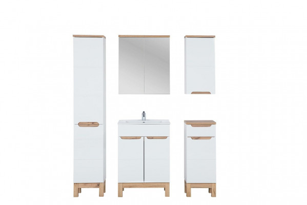Design Meble Umywalka Łazienka zestaw łazienkowy Ustawić Szafę Zestawy mebli łazienkowych 5 sztuk.