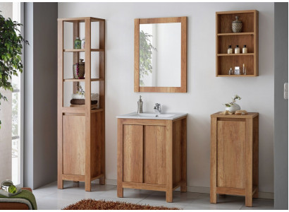 Design Łazienka Meble Zestaw łazienkowy Ustawić Umywalkę Szafę Umywalkową