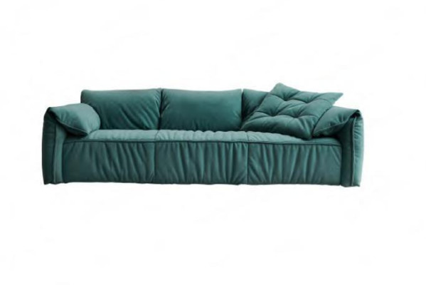 Designerska Niebieska Sofa 3-miejsce siedzące Sofa Salon Siedziba Meble Włókiennicze Sofy