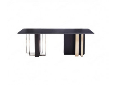 Czarny Designerski Stół obiadowy jadalnia Meble Tabela Luksusowe Stoły Drewniane 240x100