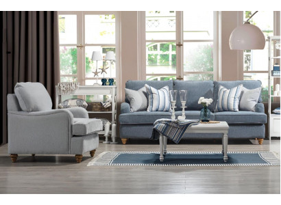 Zestaw sofowy 2-częściowy zestaw mebli do salonu sofa trzyosobowa luksusowy fotel nowy
