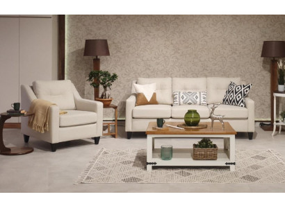 Projekt Salonu Zestaw sofowy Sofa Trzyosobowa Nowoczesne Meble Fotel