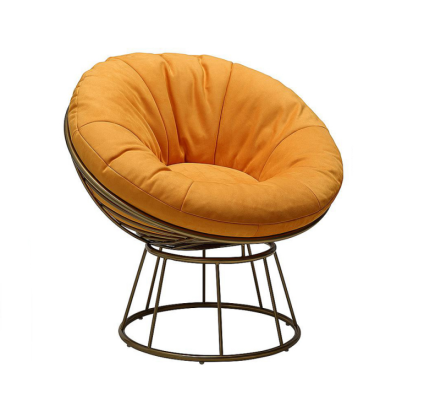 Fotel Club Lounge Designer Podkładka 1 miejsce do siedzenia Relaks Single Seater Orange