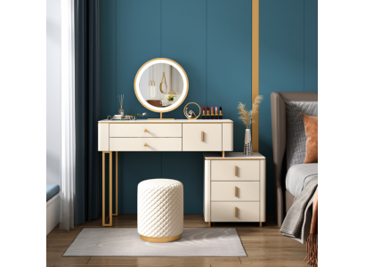 Design Luksusowe Konsole Stołowe stoły Drewno Design Modern Toaletka