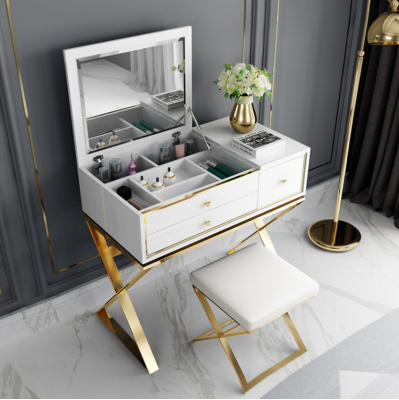 Toaletka Biały Stoły konsolowe Sypialnia Tabela Konsole Meble