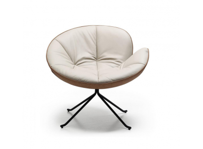 Fotel miejsce siedzące Design Living Room Podkładka Drewno Single Seater Modern Biały Nowy