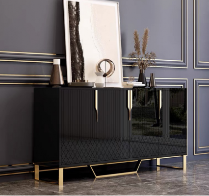 Komoda Drewno Salon Kredens Meble Kredens Szafa Modern Nowość