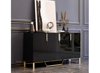 Komoda Drewno Salon Kredens Meble Kredens Szafa Modern Nowość