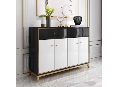 Kredens Szafa Kredens Biały Modern Komody jadalnia Drewno Luxury Nowy