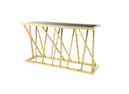 Stół konsolowy Design Stal ochronna Tabela Stoły konsolowe Luxury Tabela New