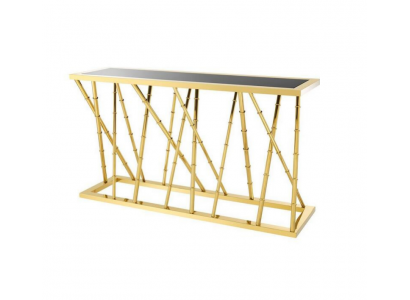 Stół konsolowy Design Stal ochronna Tabela Stoły konsolowe Luxury Tabela New