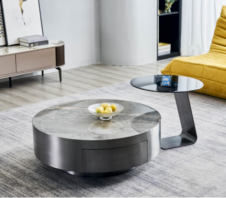 Stolik stoły Designerski stolik kawowy do salonu Zestaw 2 szt. Meble