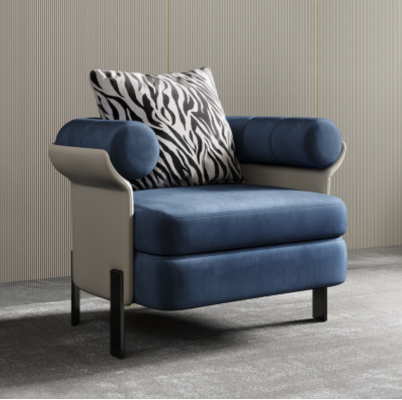 Fotel Lounge Designer Lehn Krzesło Podkładka Sofa 1 miejsce siedzące Salon Nowość