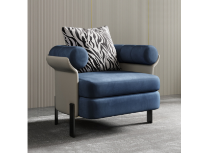 Fotel Lounge Designer Lehn Krzesło Podkładka Sofa 1 miejsce siedzące Salon Nowość