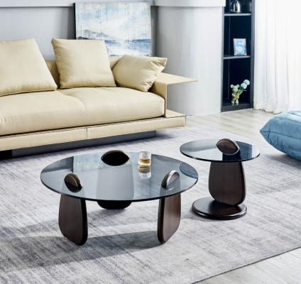 Okrągły stolik kawowy Stolik designerski Stolik do salonu