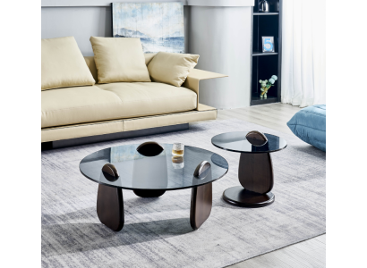 Okrągły stolik kawowy Stolik designerski Stolik do salonu