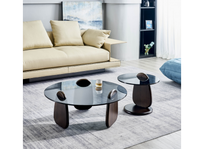 Okrągły stolik kawowy Stolik designerski Stolik do salonu